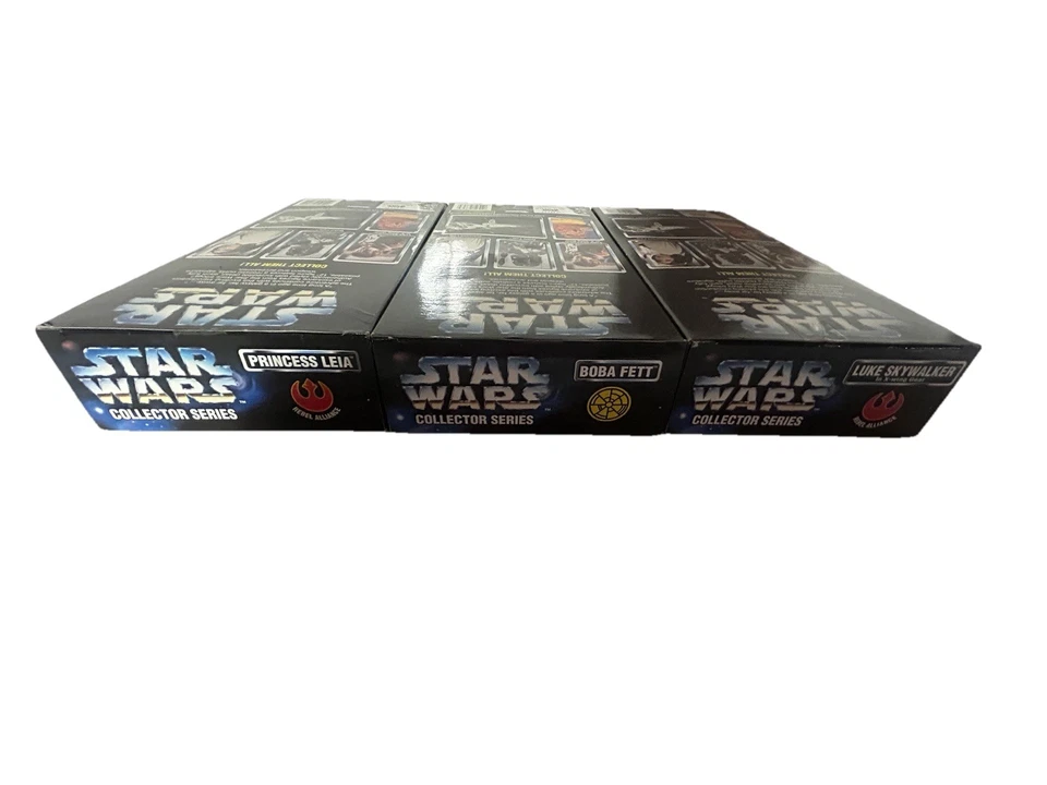 Star Wars 1996 12" Sellado KENNER Princesa Leia LUKE SKYWALKER Boba Fett Foto 3 de 4