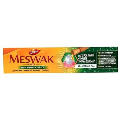 Dabur Meswak Toothpaste 100g x 4 | Herbal Oral Care | Fresh Breath & Clean Teeth