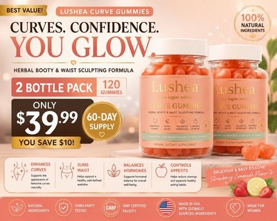 BBL Curve Enhancement Gummies Pack of 2 | Two Months Supply