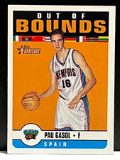Pau Gasol 2001-02 Topps Heritage Out of Bounds #0010 (Nice Sharp Corners!!!)