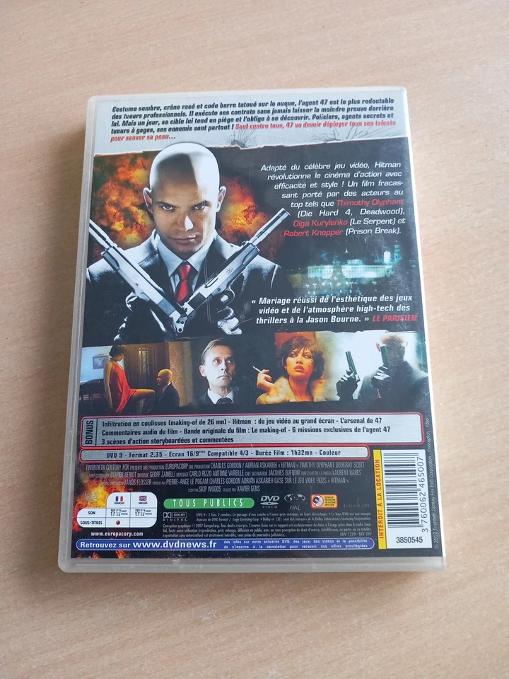 DVD - HITMAN - Version intégrale non censurée. Comme NEUF - Photo 2/2