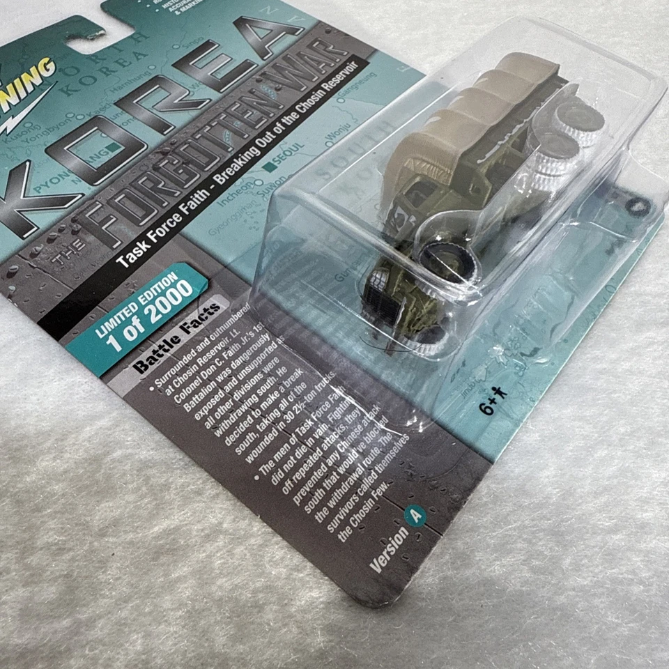 GMC CCKW 2 1/2 TON 6X6 TRUCK KOREA THE FORGOTTEN WAR V/A JOHNNY LIGHTNING 2023 - Image 3 of 4