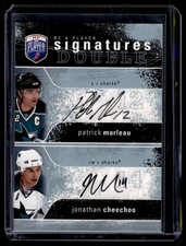2007-08 Upper Deck Be a Player Signatures Double Patrick Marleau/Jonathan