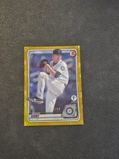 2020 Bowman Draft George Kirby #BD-168 Gold /50 Seattle Mariners