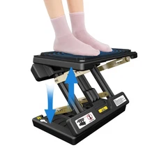 Foldable Foot Rest, Computer Foot Rest Under Desk, 12Modes Adjustable Ergonom...