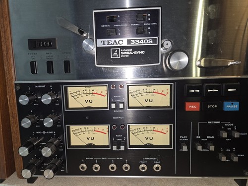TEAC  3340S  Reel to Reel  4 Channel  Tape Player/Recorder.