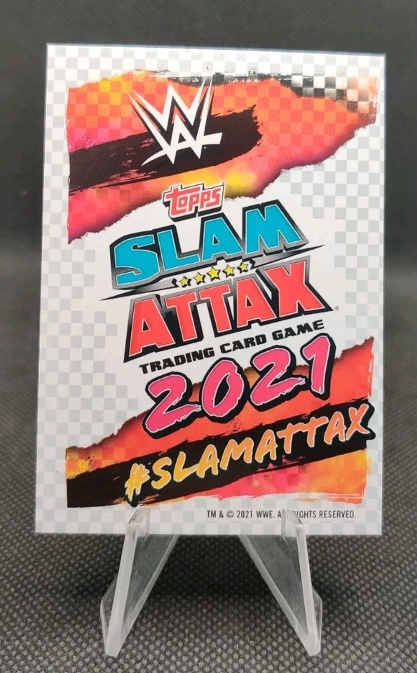 2021 Topps WWE Slam Attax #10 Angelo Dawkins Wrestling Card - Image 2 of 2