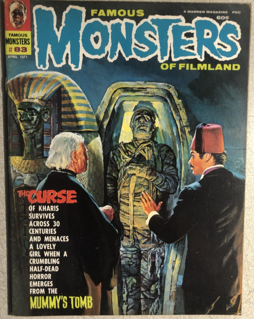 FAMOUS MONSTERS OF FILMLAND #83 (1971) Warren Publications VF+