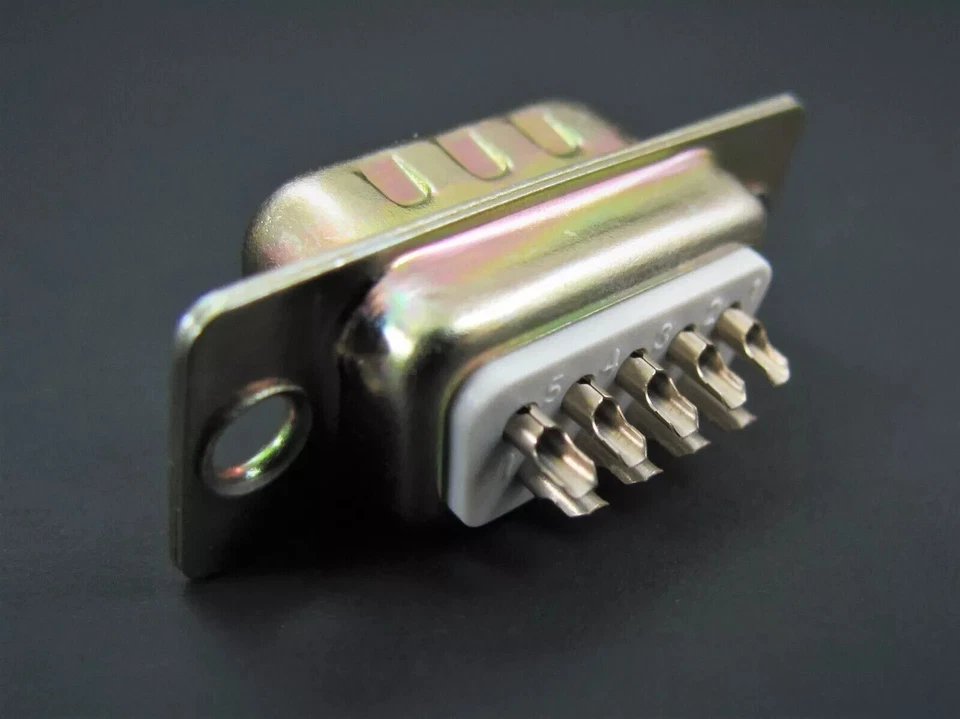 (20x) 9-Pin Male D-Sub Connector - Solder Cup Termination - Pan Pacific DS9P - Image 2 of 2