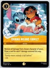 Ohana Means Family #224 Prices | Lorcana Winterspell | Lorcana Cards