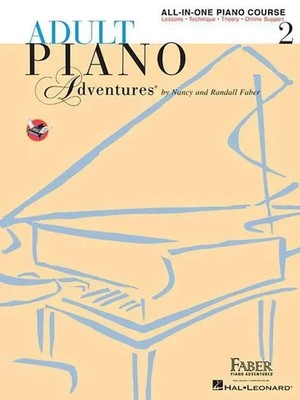 Adult Piano Adventures All-In-One Piano Course Book 2 Book/Online Audio | Faber