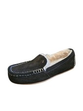 Koolaburra by UGG Lezly Women's Black Suede Moccasin Slipper Size 6