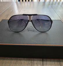 Vintage Black Carrera Sunglasses Iconic Aviator Teardrop Frame 5590 90 125
