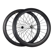 Carbon Bicycle Clincher Wheel Set Rim 50Mm 60Mm 23Mm Wide Road Bike Wheelset