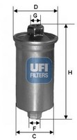 UFI Kraftstofffilter 31.699.00 FüR Audi Ferrari Fiat Ford Lancia Peugeot