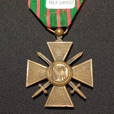 H20/02/26 (REF34932) Military Medal War Cross 1914 1917 French Medal