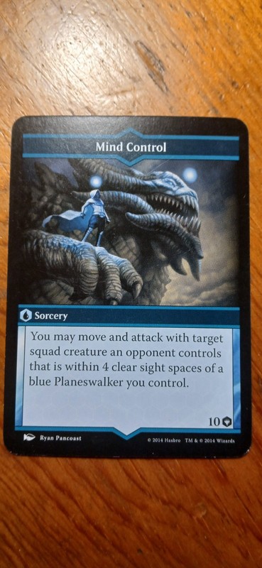 MTG: Arena of the Planeswalker  Replacement Spell Card - Mind Control