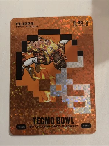 Bo Jackson Battle Arena Tecmo Bowl Flippa Flipper Anderson Helmet Icon Fire