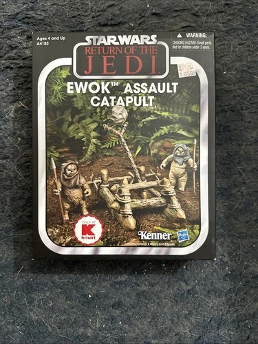 Star Wars Ewok Assault Catapult Set (2013, K-Mart ExcIusive, New, Sealed)