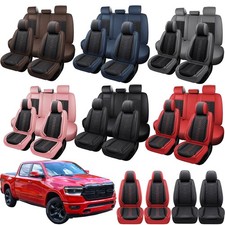 For Dodge Ram 150025003500 2002-2026 Pickup Car 5-seat Cover Protector Leather