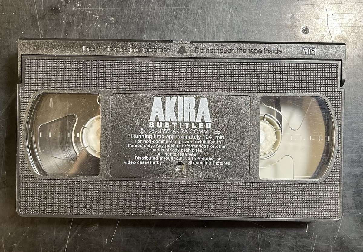 Akira Special Subtitled Edition VHS RARE 1993 Streamline