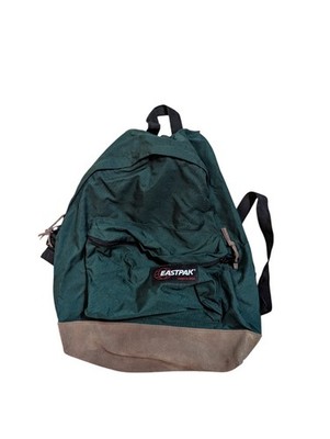 1990s Vintage Eastpak Leather Bottom Backpack Made In USA | eBay