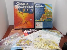 S0 Omaha Beachhead: Battle for the Bocage Board Game WWII military strategy