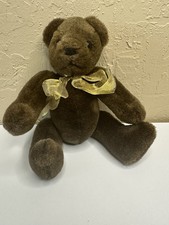 8  Jointed Brown Plush Bear