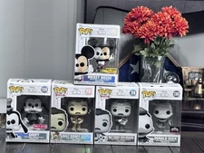 Lot of New Disney 100 Funko Pops: Walt Disney, Mickey, Donald, and Goofy