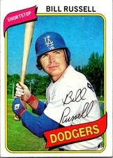 Bill Russell - 1980 Topps - # 75 - Dodgers