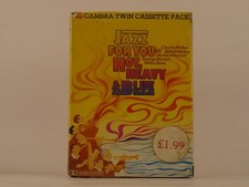 VARIOUS ARTISTS JAZZ FOR YOU HOT HEAVY AND BLUE 2 CASSETTE SET  A1 20 Track