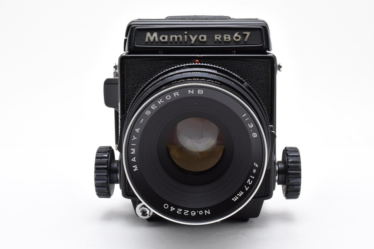 Mamiya rb67 sekor nb 127mm 3.8　フィルムカメラ Exc+5] Mamiya RB67 Pro Film Camera Sekor NB 127mm f/3.8 Lens 120