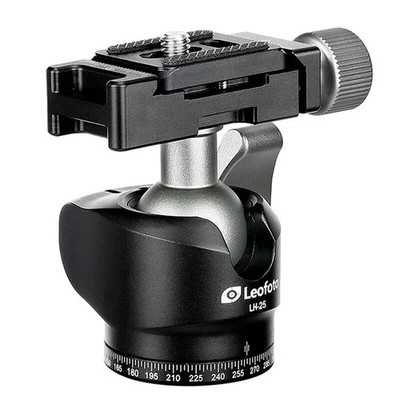Leofoto Low Profile Mini Ball Head with QR Plate (LH-25)