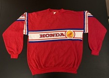 1970s Vintage Authentic Honda Motorcycles Sweatshirt LARGE