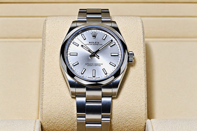 Rolex Oyster Perpetual 277200 31mm Silver Dial Oyster Bracelet Box Papers