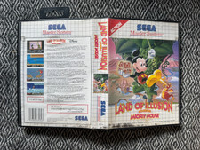 Master System LAND OF ILLUSION Starring Mickey Mouse Game REGION FREE *PAL*