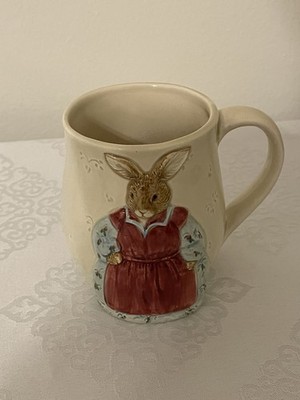 Vintage The Edith Collection OTAGIRI Hand Painted Mama Bunny Mug