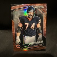JIMBO COVERT 2025 PANINI PRIZM BLACK FOOTBALL PIGSKIN BEARS /225