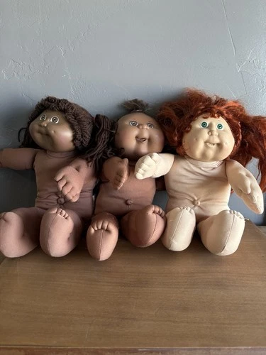 Lot Of Three vintage Cabbage Patch Dolls