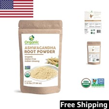 Resealable 1.10 lb Organic Ashwagandha Powder - Enhance Energy and Reduce Stress