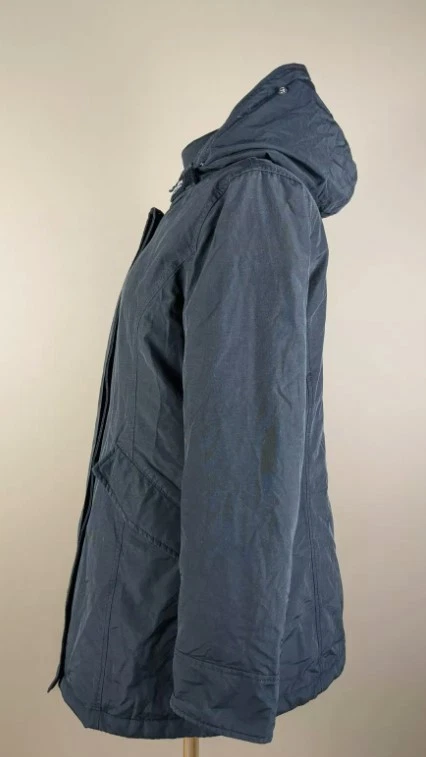 Woolrich Hooded Winter Parka Jacket Black Insulated Coat Womens Size L - Image 4 of 4