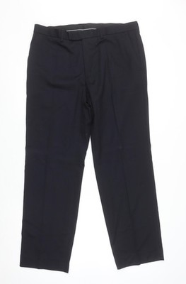Marks and Spencer Anzughose Herren Marine Tailored Fit 34W 33L