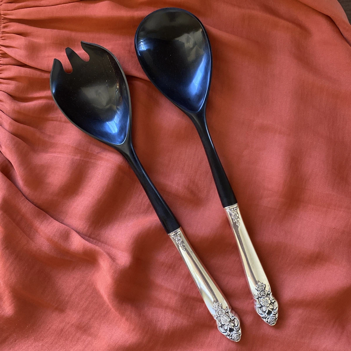 ONEIDA Salad Server Antique US Silver-Plated Flatware for sale | eBay