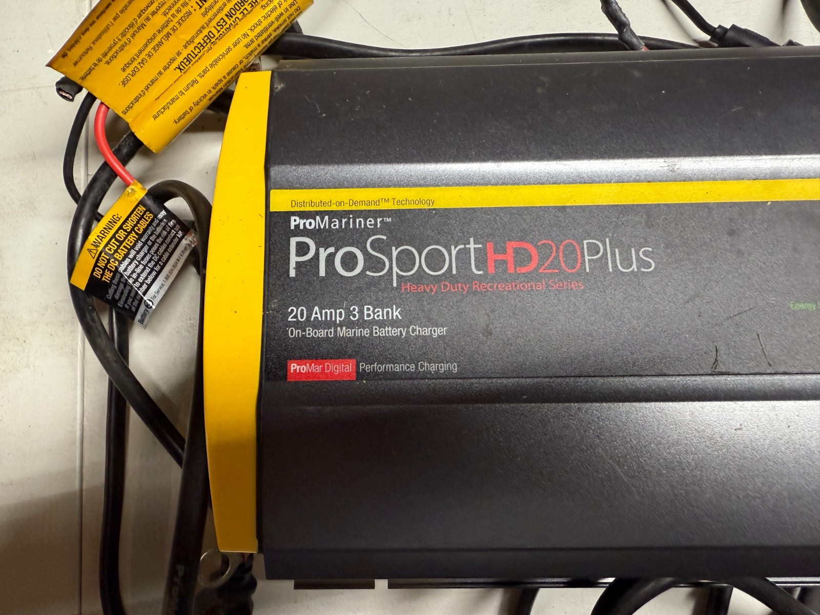 Pro Mariner Pro Sport Two HD20 PLUS 20 amp 3 bank battery charger bass boat  RB