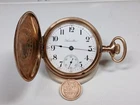Working Antique 1912 Hamilton Grade 925 18s Gold Filled Pocket Watch