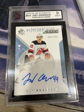 Joey Anderson 2018-19 Authentic Auto Future Watch /999 Rookie Auto RC