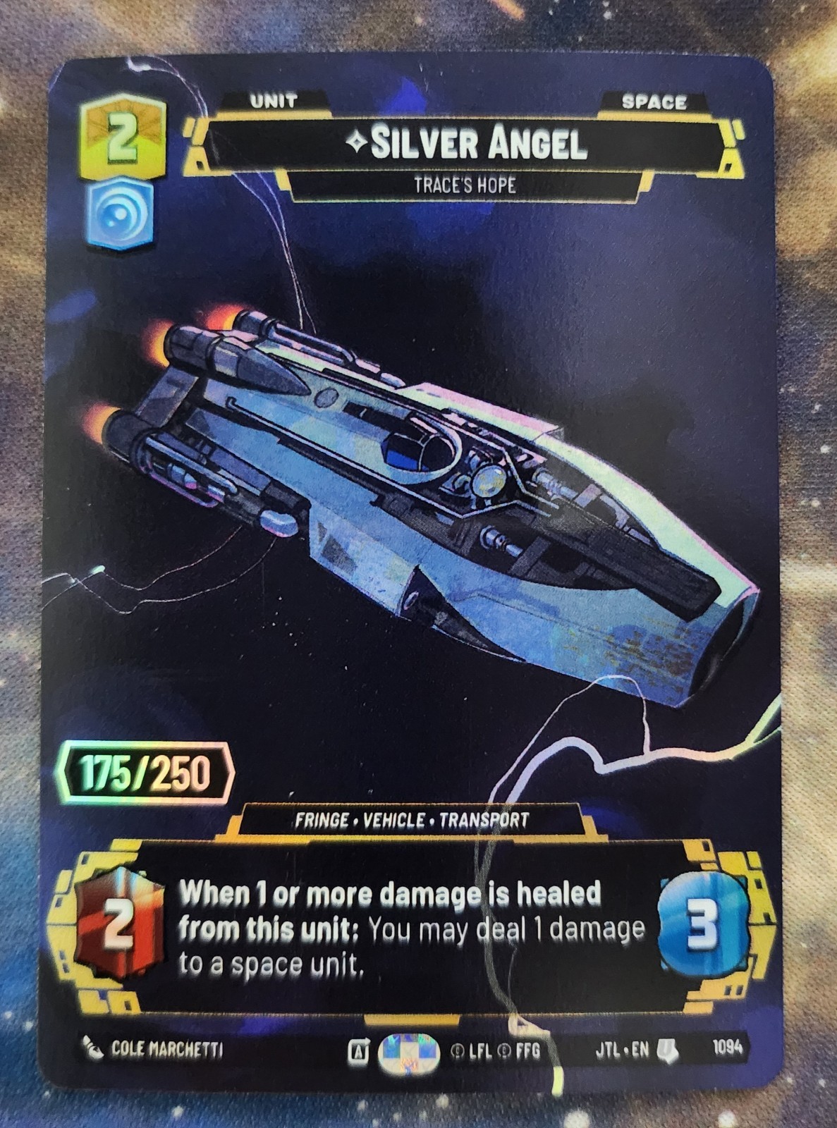 Silver Angel - Trace's Hope Serialized #175/250 Star Wars Unlimited