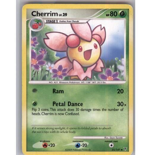 Cherrim 55/147 Uncommon Supreme Victors Pokemon Moderately Played