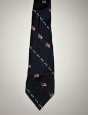 Arden Cravats Tie Mens 1776 American Flag Patriotic Necktie USA July 4th