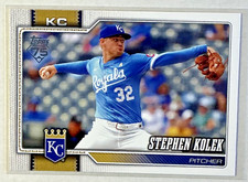 2026 Topps Series One Base Card # 48 Stephen Kolek, Kansas City Royals